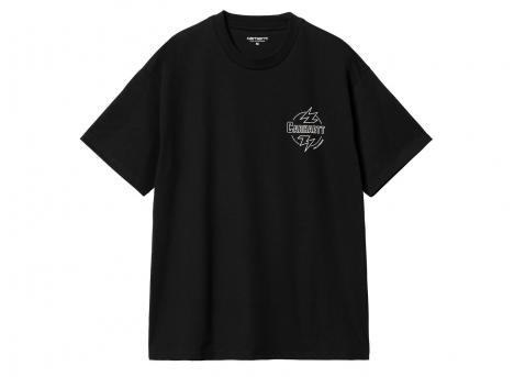 Carhartt Blaze Tshirt Black / Wax I033639