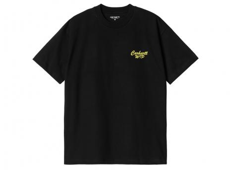 Carhartt Friendship Tshirt Black / Yellow I033641