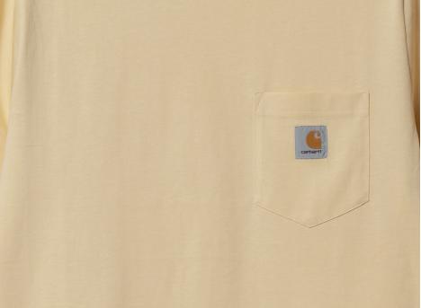 Carhartt Pocket Tshirt Cornsilk I030434