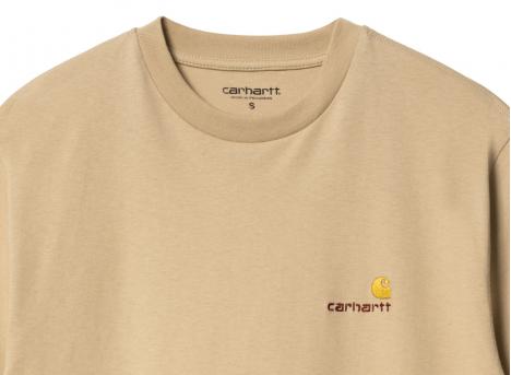 Carhartt W American Script Tshirt Sable I032218