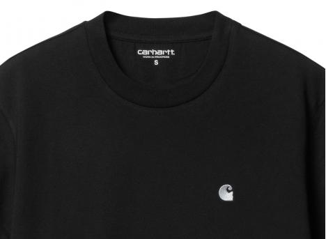 Carhartt W Casey Tshirt Black / Silver I032206