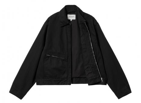 Carhartt W Norris Jacket Black Garment Dyed I033568