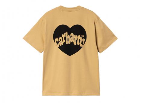 Carhartt W Amour Tshirt Bourbon / Black I033678