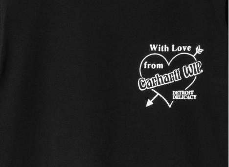 Carhartt W Delicacy Tshirt Black / White I033193