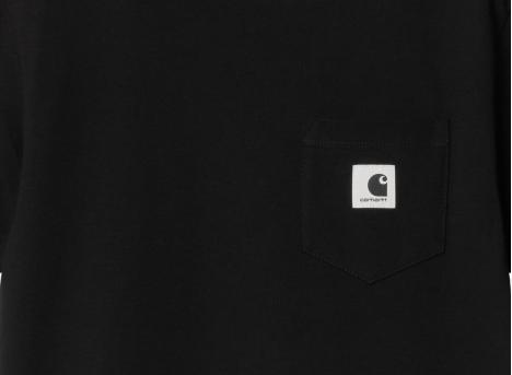 Carhartt W Pocket Tshirt Black I032215