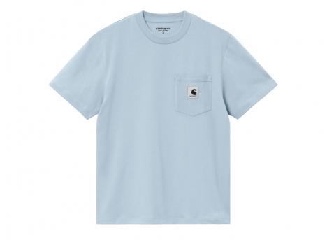 Carhartt W Pocket Tshirt Frosted Blue I032215