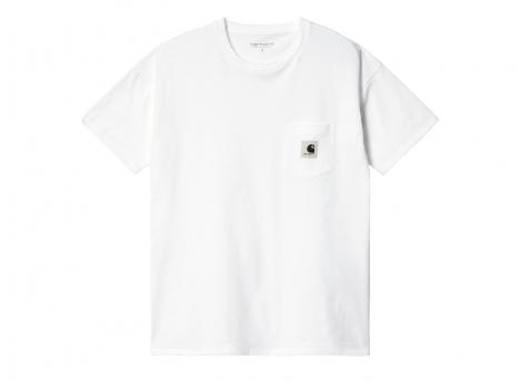 Carhartt W Pocket Tshirt White I032215
