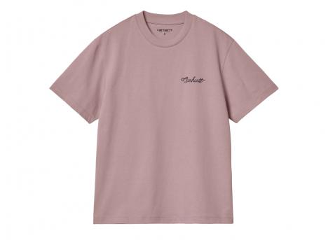 Carhartt W Stitch Tshirt Glassy Pink I033189