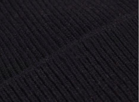 Colorful Standard Merino Wool Beanie Deep Black