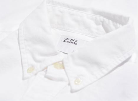 Colorful Standard Organic Button Down Shirt Optical White