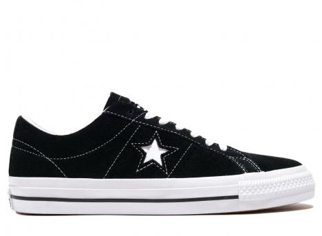 Converse Cons One Star Pro Suede Black / White 171327C