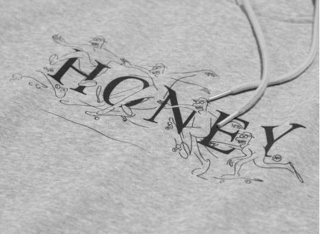 Honey Sequence Hoodie Grey