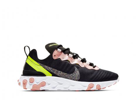 nike react element 55 premium black coral stardust