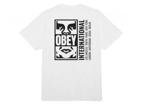 Obey Icon Split Classic Tshirt White