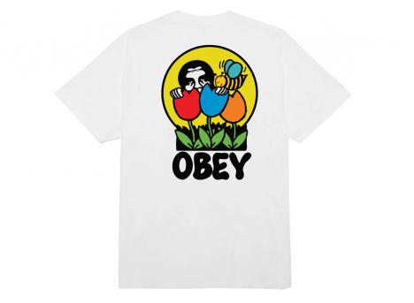 Obey Was Here Tshirt White
