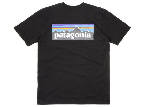 Patagonia P6 Logo Responsibili-Tee Black