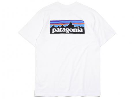 Patagonia P6 Logo Responsibili-Tee White