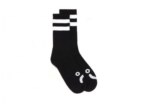 Polar Skate Co Happy Sad Socks Black