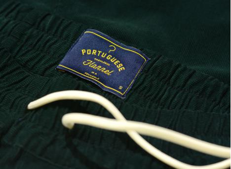 Portuguese Flannel Cord Shorts Green