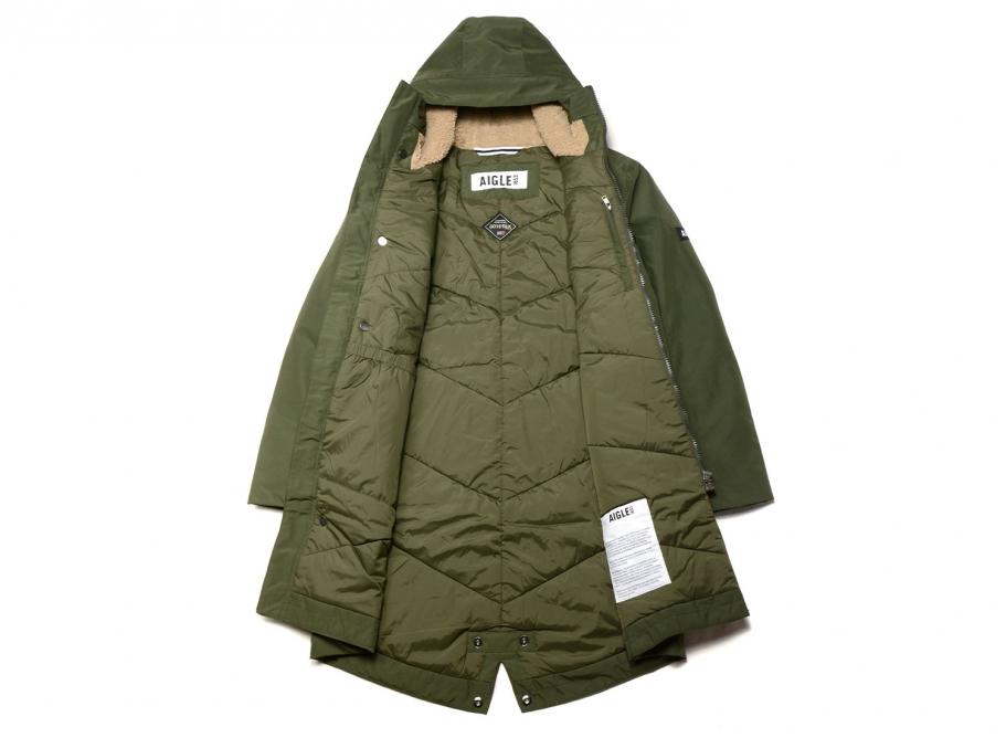 Aigle Parka Longue Gore-Tex 2L à Capuche Avocat Parkas : Snowleader