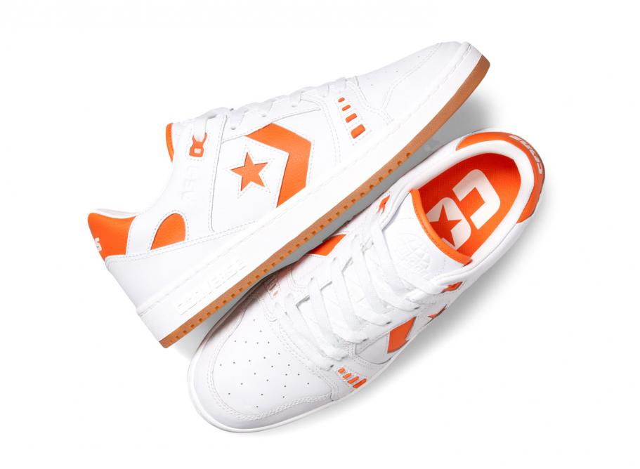White and orange converse hotsell
