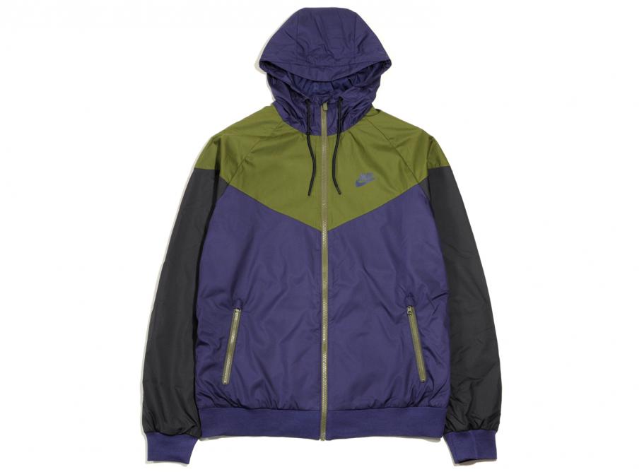 nike windrunner jacket olive