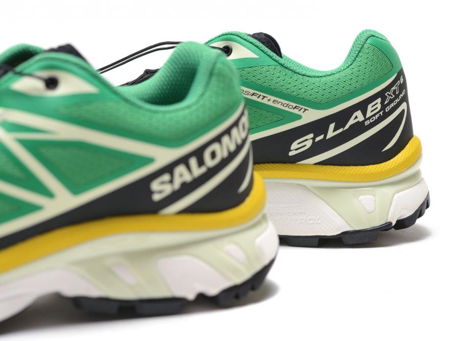 Salomon XT 6 Bright Green Black Sulphur