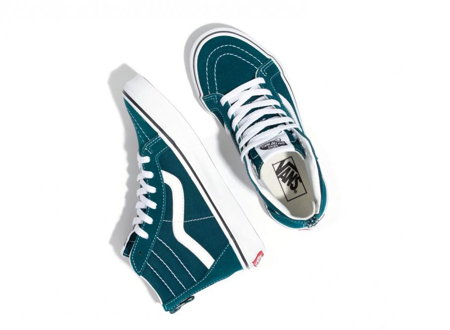 Vans Sk8 Hi Zip UY Color Theory Deep Teal VN0A5ELF60Q1 Novoid Plus