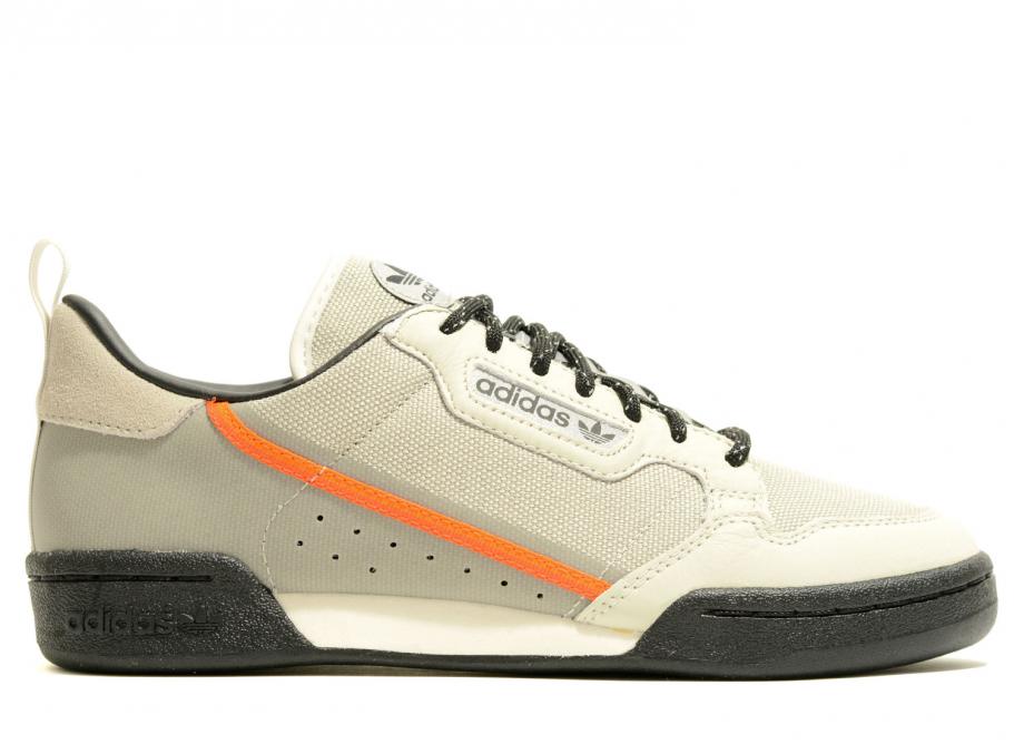 adidas continental 80 sesame orange