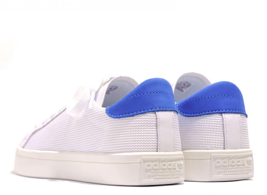 Adidas court sale vantage white