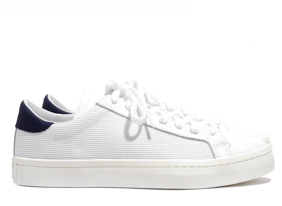Adidas court vantage navy discount