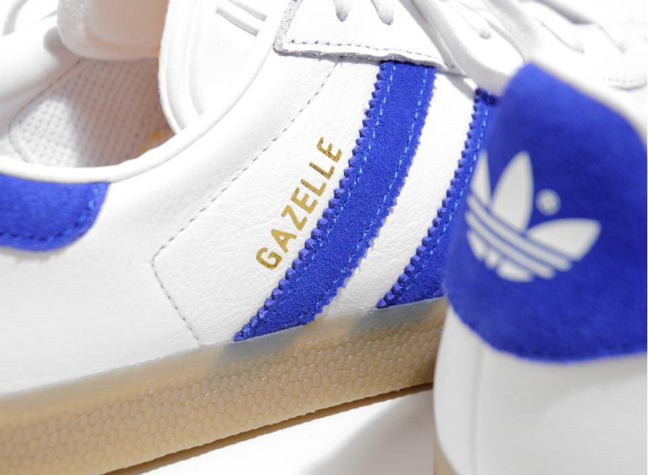 adidas gazelle vintage white bold blue
