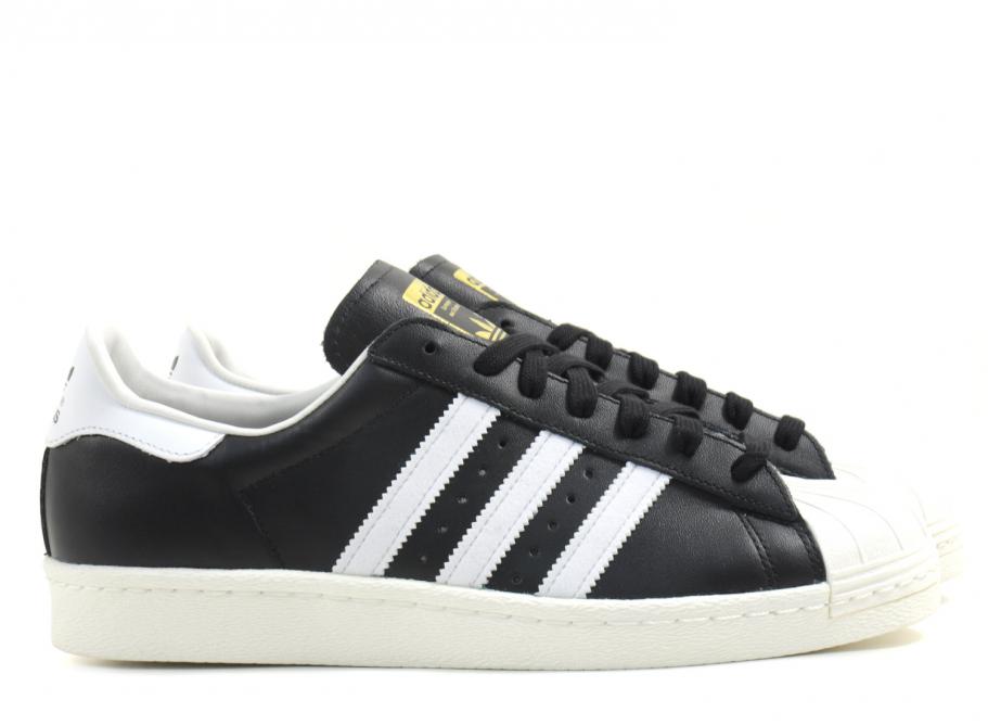 adidas originals superstar 80s black white