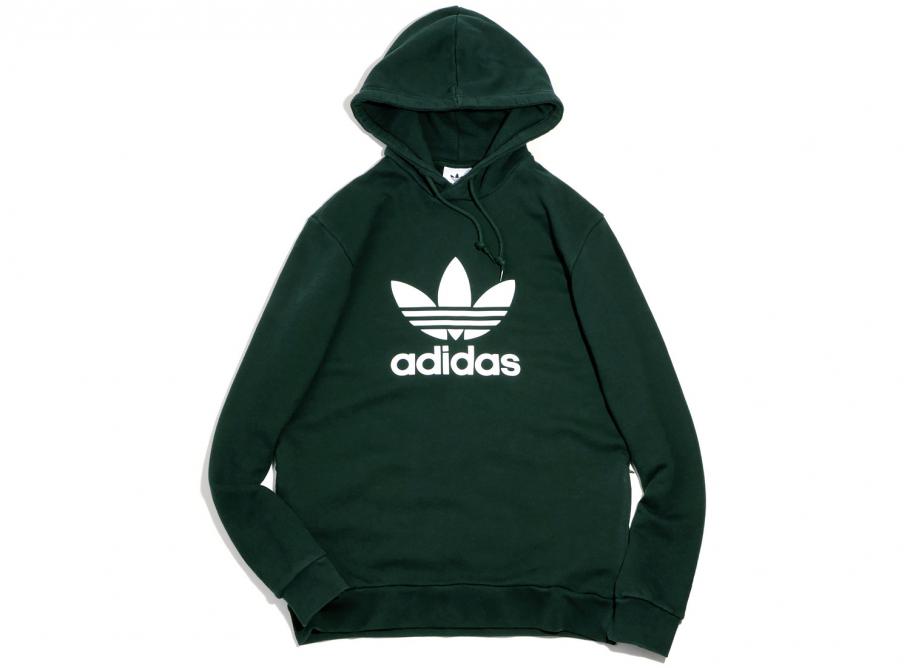 Adidas Originals Trefoil Hoodie Green CW1242 Novoid Plus