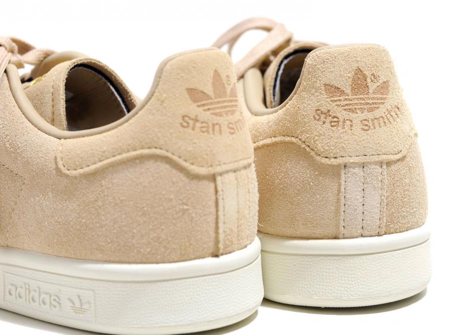 Adidas Stan Smith Suede Linen Khaki 