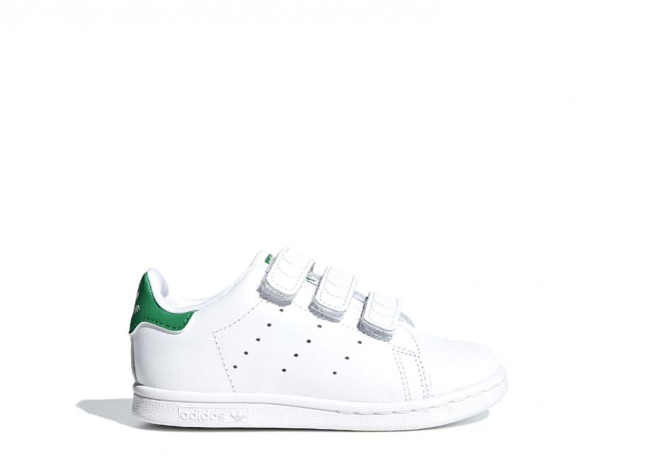 adidas stan smith cf white green