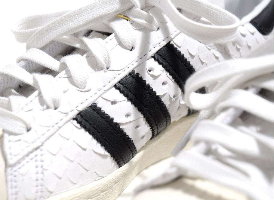 Adidas Superstar 80s W Chrystal White S76414 / Soldes / Novoid Plus ADIDAS ORIGINALS SUPERSTAR 80S W CHRYSTAL WHITE