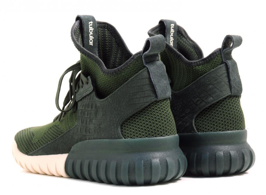 adidas originals tubular x primeknit shadow green