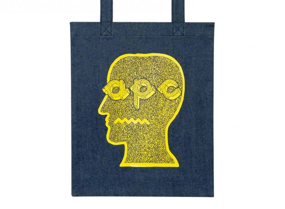 APC x Brain Dead Tote Bag Jaune Novoid Plus
