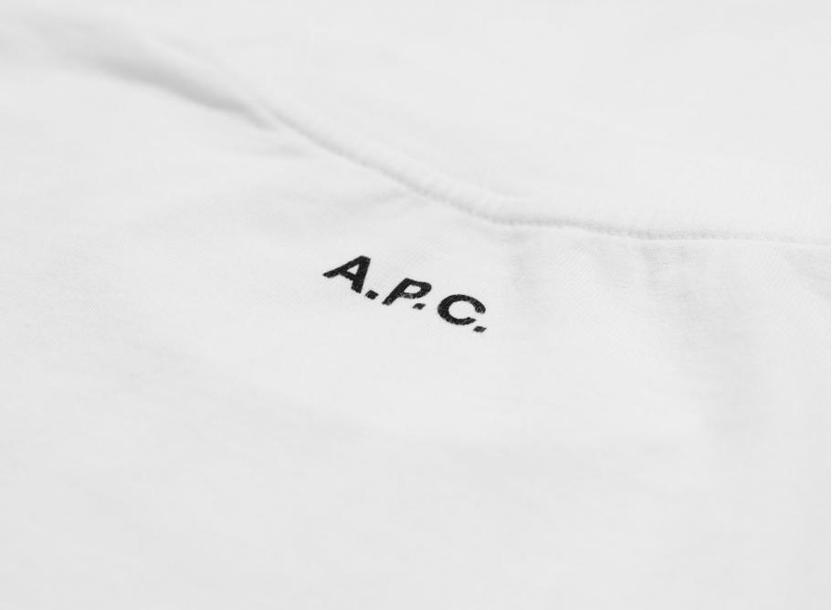 apc x jjjjound tshirt rough blanc 90 00 livraison offerte à partir de