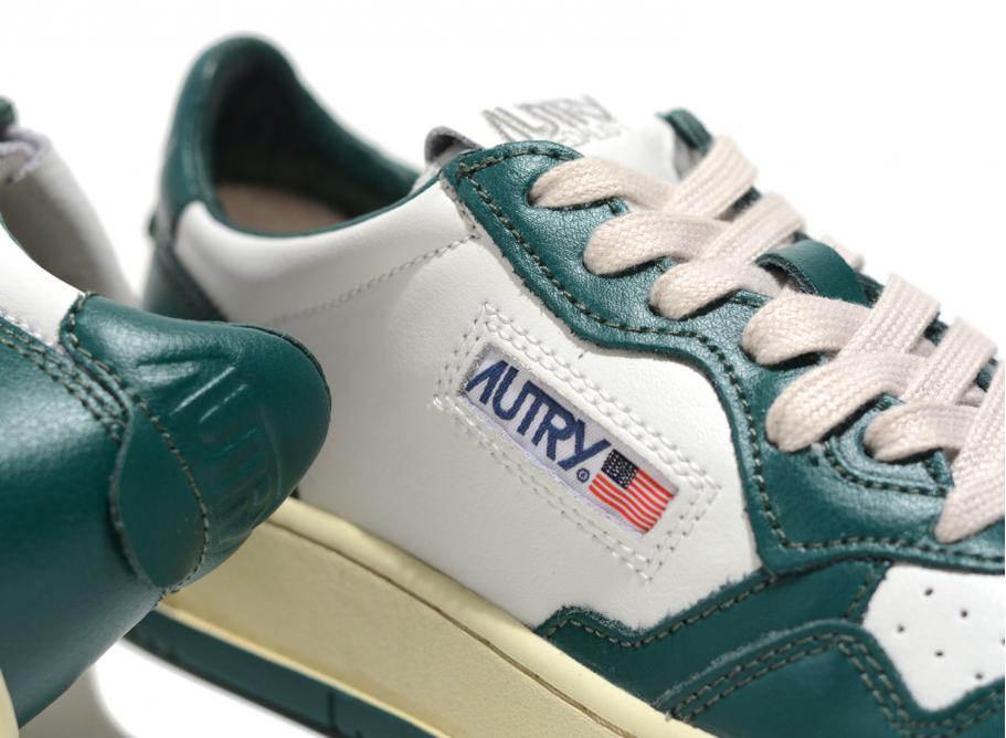 Autry Medalist Low Two Tone Leather Blue New Releases