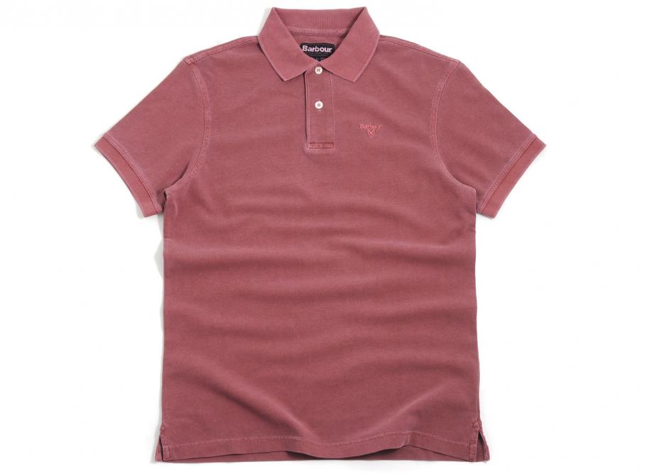 barbour washed sports polo shirt