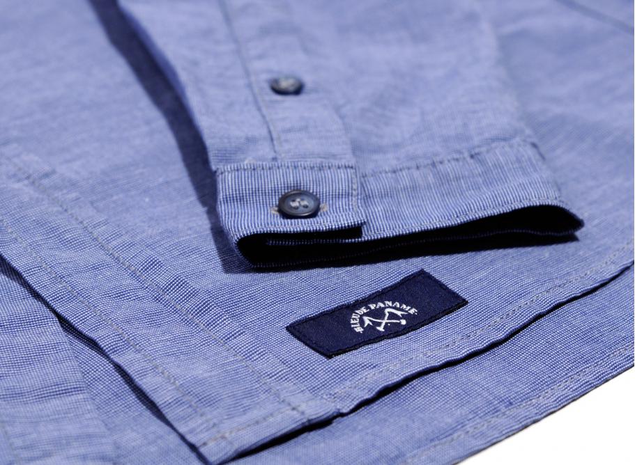 Bleu de Paname Chemise Bureau Chambray Bleu Novoid Plus