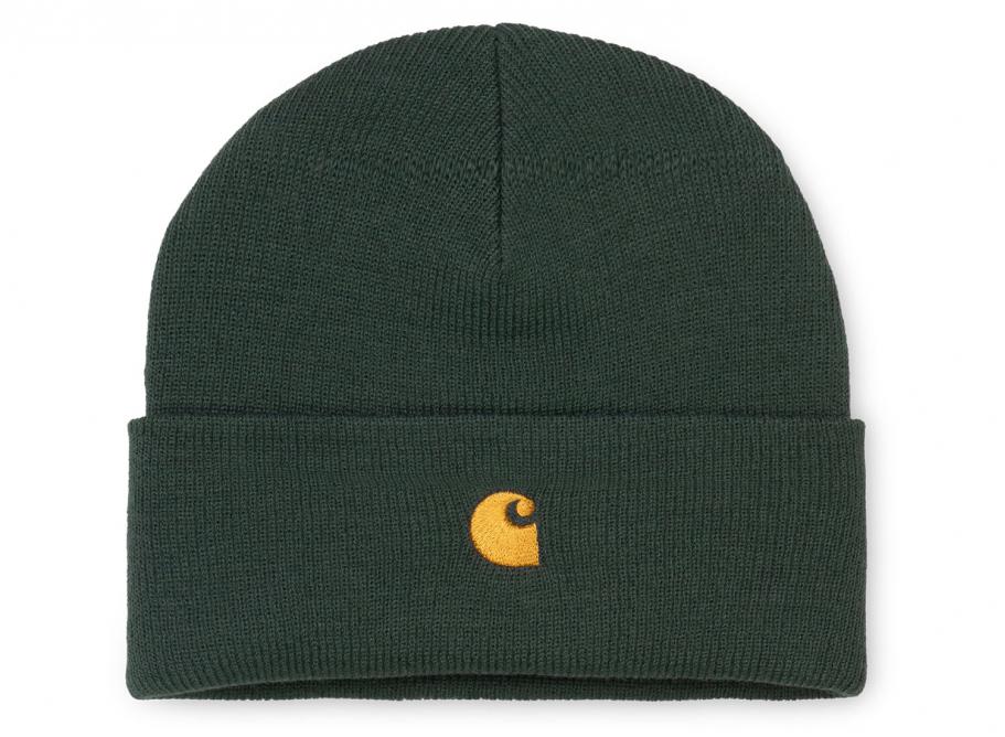 carhartt wip chase beanie dark teal