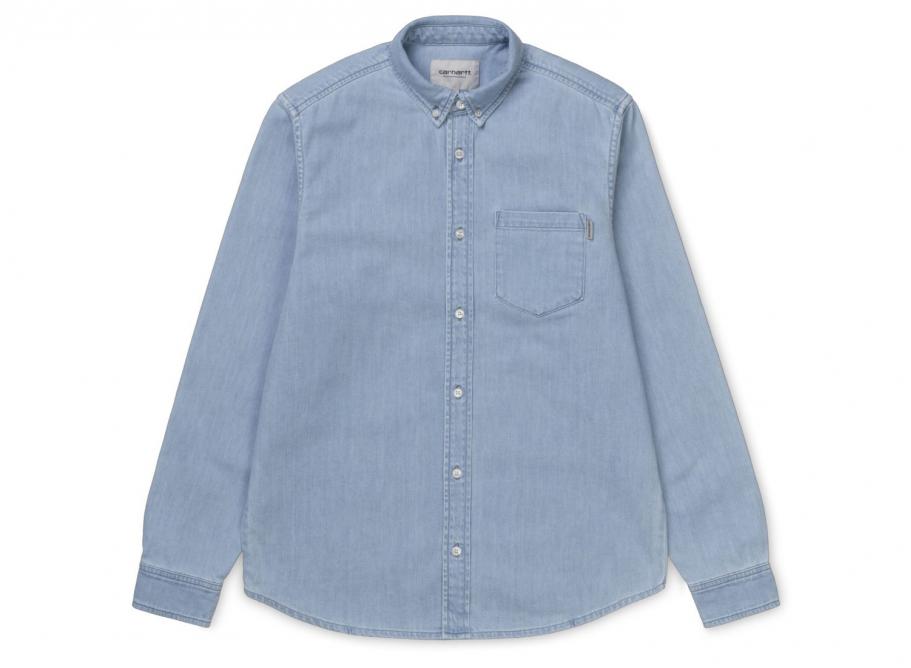 Carhartt Civil Shirt Blue Bleached I027984 Novoid Plus