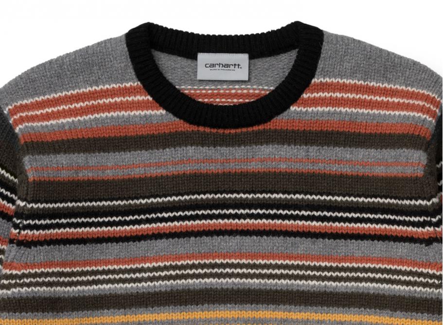 Carhartt Gordon Sweater Dark Grey I028416 Novoid Plus
