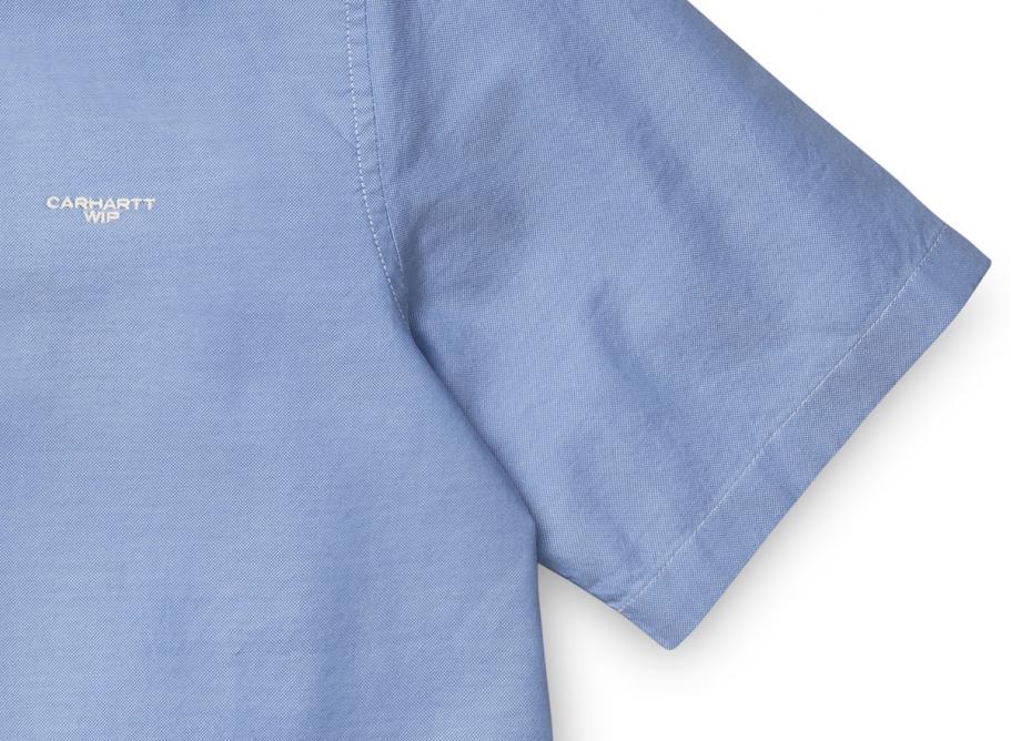 carhartt wip lancaster shirt bleach 69 00 livraison offerte à partir de