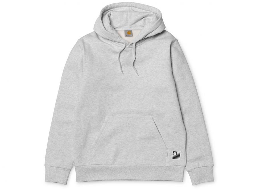 Carhartt Hooded State Flag Sweatshirt Ash I019968 / Novoid Plus
