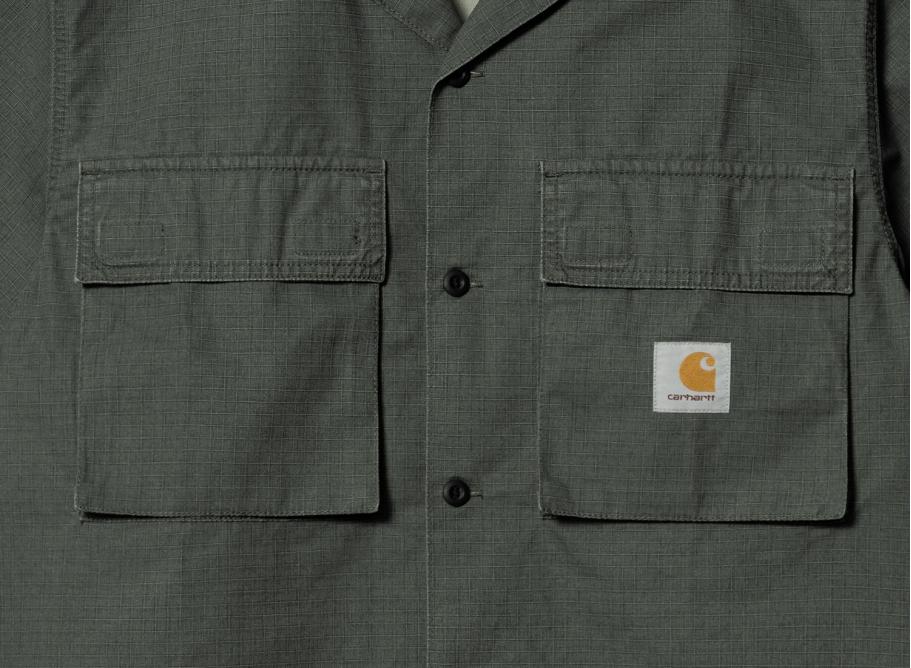 Carhartt Wynton Shirt Jura / Yucca Stone Washed I030456 / Novoid Plus