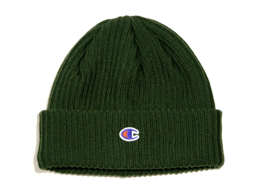 Champion Reverse Weave Beanie Cap Green 